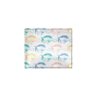 Armadillo Pattern Print Design 05 Men's ID Card Wallet