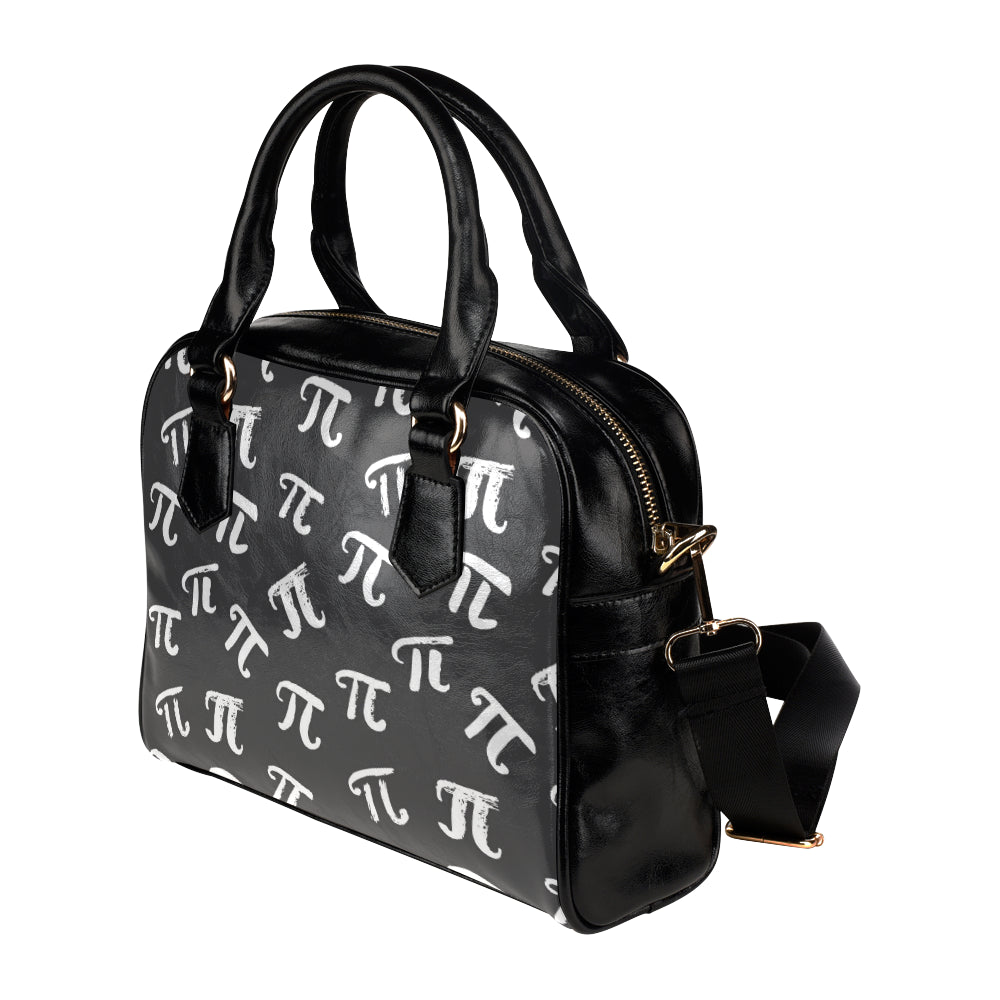 Pi Day Pattern Print Design A02 Shoulder Handbag