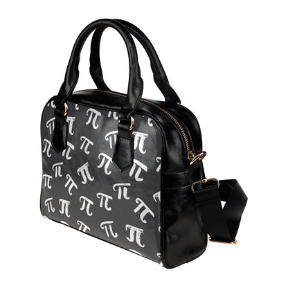 Pi Day Pattern Print Design A02 Shoulder Handbag