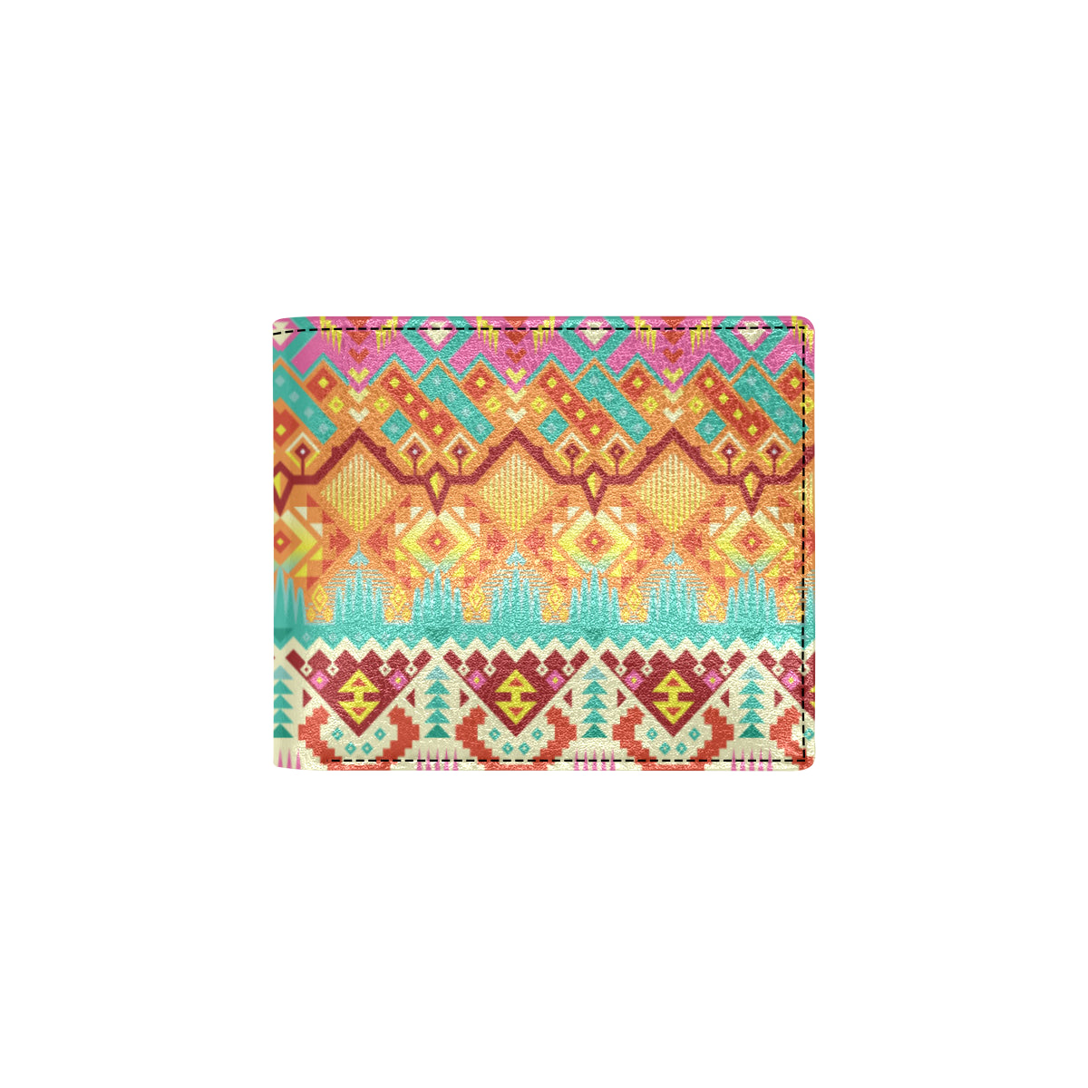 Aztec Pattern Print Design 03 Men's ID Card Wallet