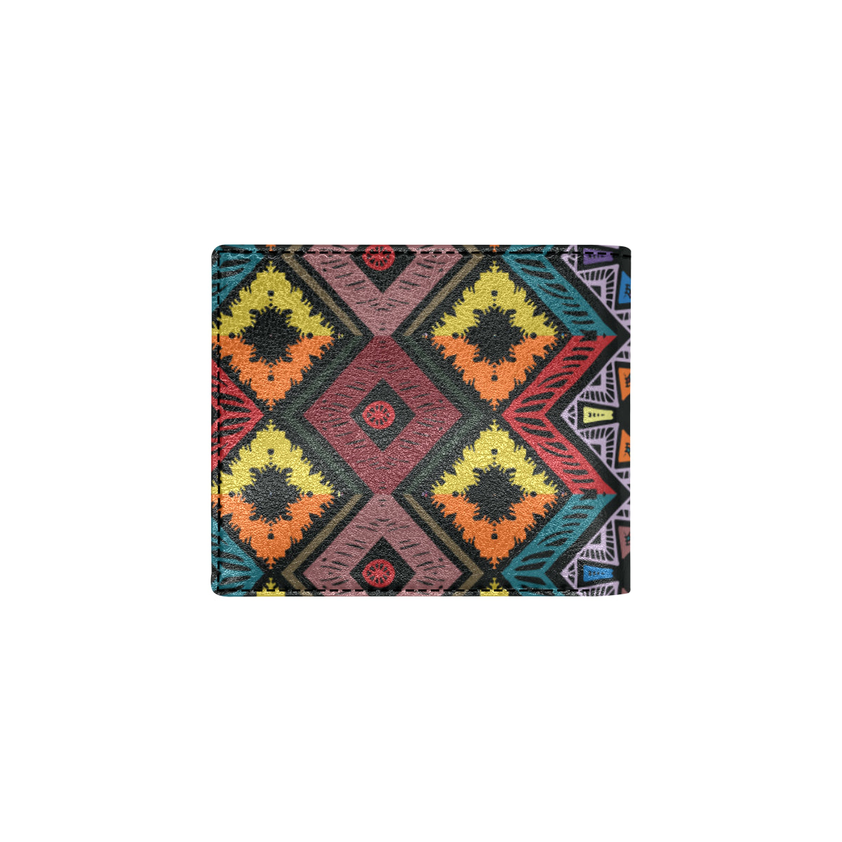 African Pattern Print Design 08 Men's ID Card Wallet