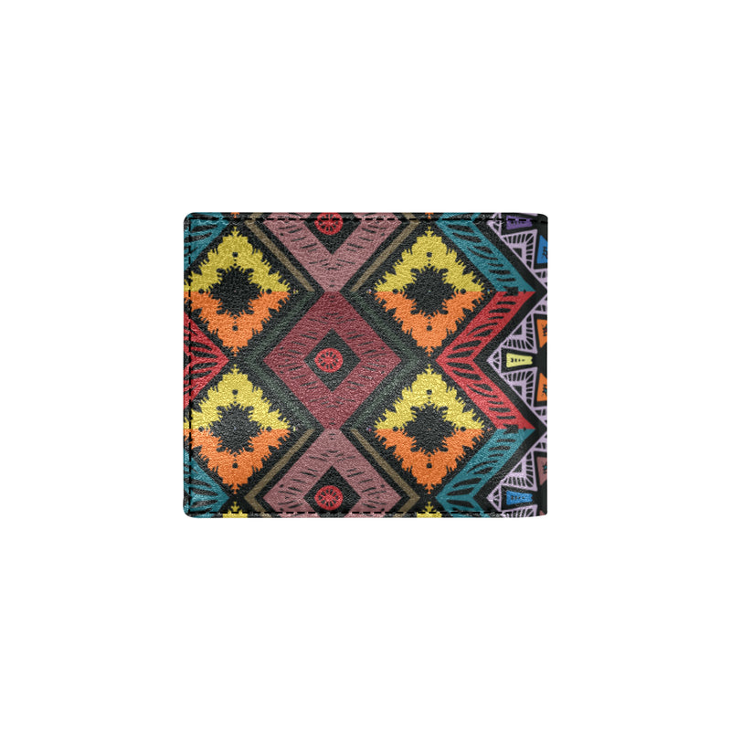 African Pattern Print Design 08 Men's ID Card Wallet