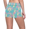 Rabbit Pattern Print Design RB05 Yoga Shorts