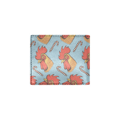 Rooster Pattern Print Design A05 Men's ID Card Wallet