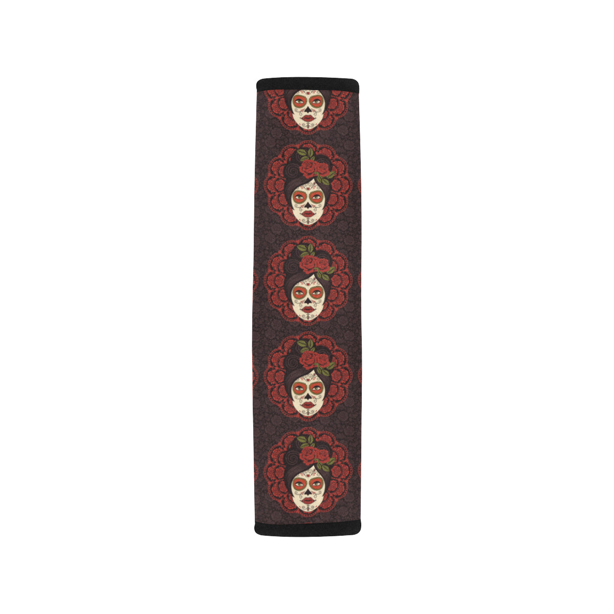 Day of the Dead Mexican Girl Car Seat Belt Cover