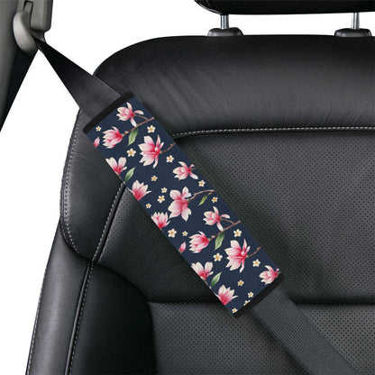 Magnolia Pattern Print Design MAG09 Car Seat Belt Cover