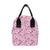 Cherry Blossom Pattern Print Design CB02 Insulated Lunch Bag