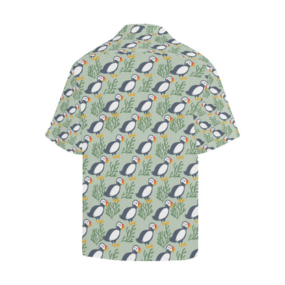 Puffin Pattern Print Design A04 Men's Hawaiian Shirt