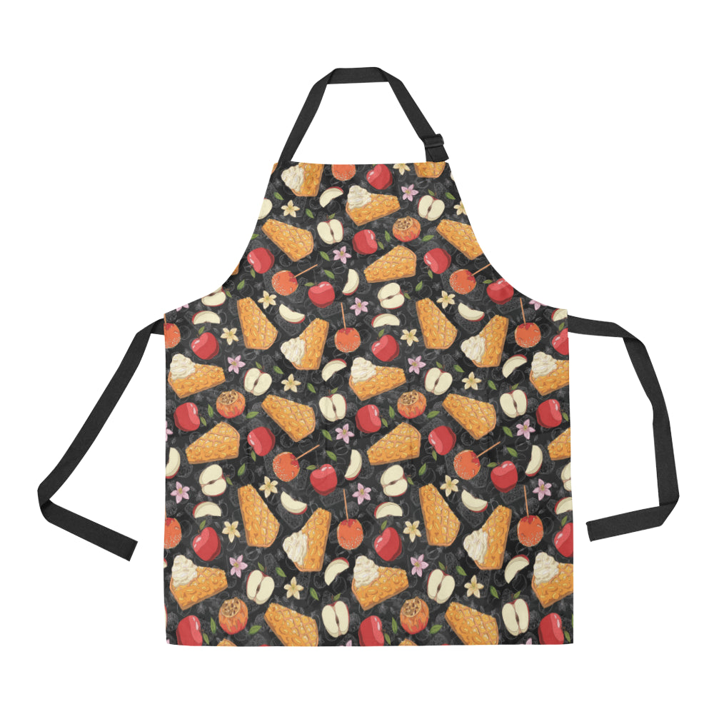 Apple Pie Pattern Print Design 01 Apron with Pocket