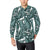 Tropical Palm Leaves Pattern Men's Long Sleeve Shirt