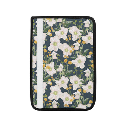 Anemone Pattern Print Design AM04 Car Seat Belt Cover