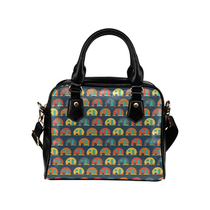 Camper Pattern Print Design 02 Shoulder Handbag