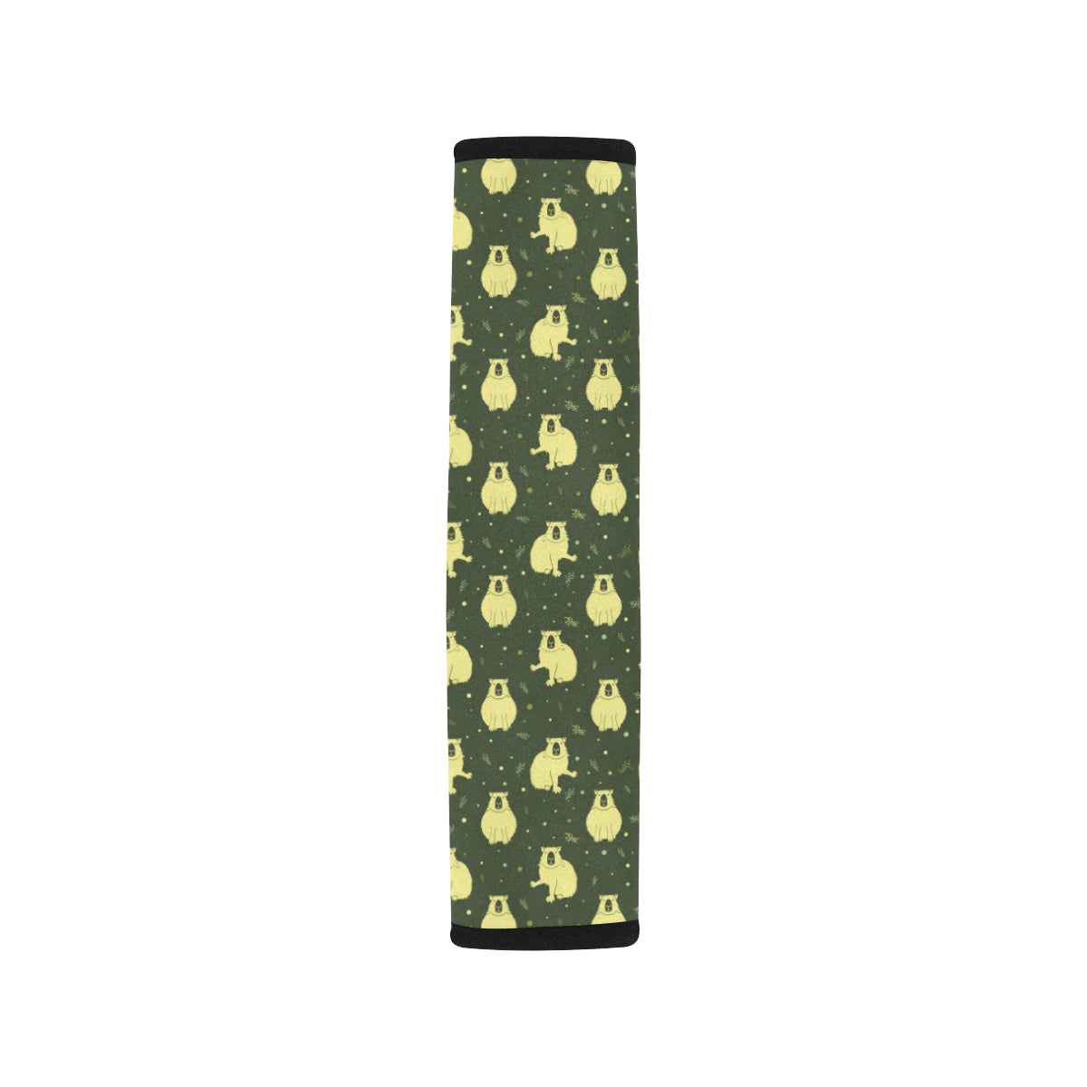 Capybara Pattern Print Design 03 Car Seat Belt Cover
