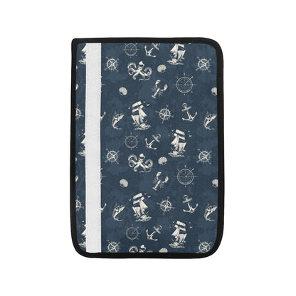 Nautical Sea Themed Print Car Seat Belt Cover