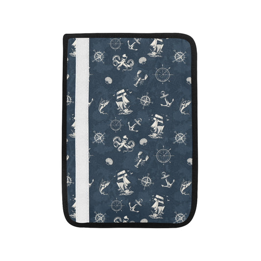 Nautical Sea Themed Print Car Seat Belt Cover