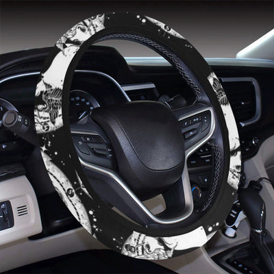 Yin Yang Koi Fish Steering Wheel Cover with Elastic Edge