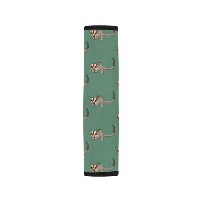Sugar Glider Pattern Print Design 01 Car Seat Belt Cover