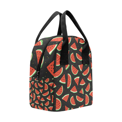Watermelon Pattern Print Design WM09 Insulated Lunch Bag