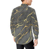 Marble Pattern Print Design 02 Men's Long Sleeve Shirt