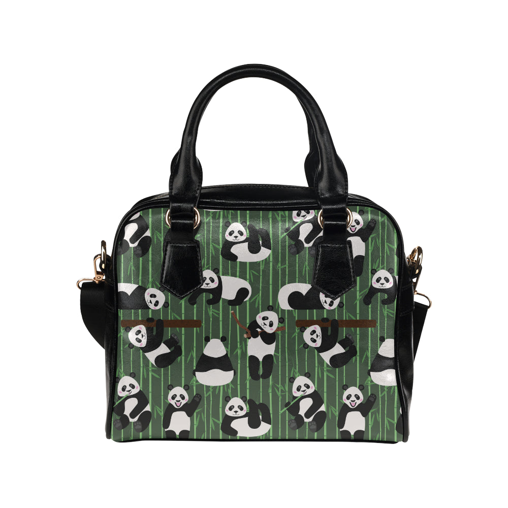 Panda Pattern Print Design A04 Shoulder Handbag