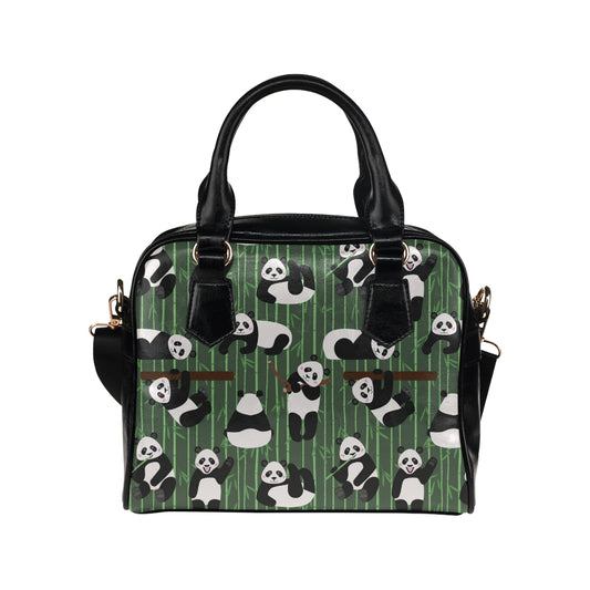 Panda Pattern Print Design A04 Shoulder Handbag