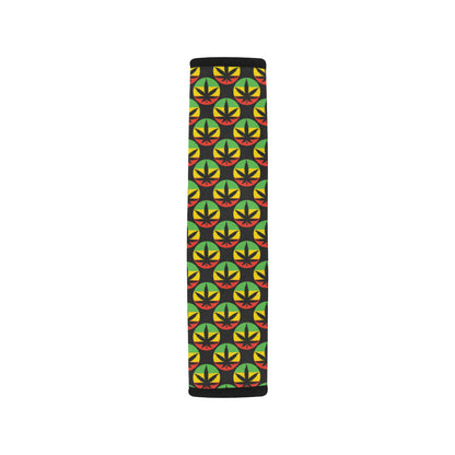 Rasta Reggae Color Design Car Seat Belt Cover