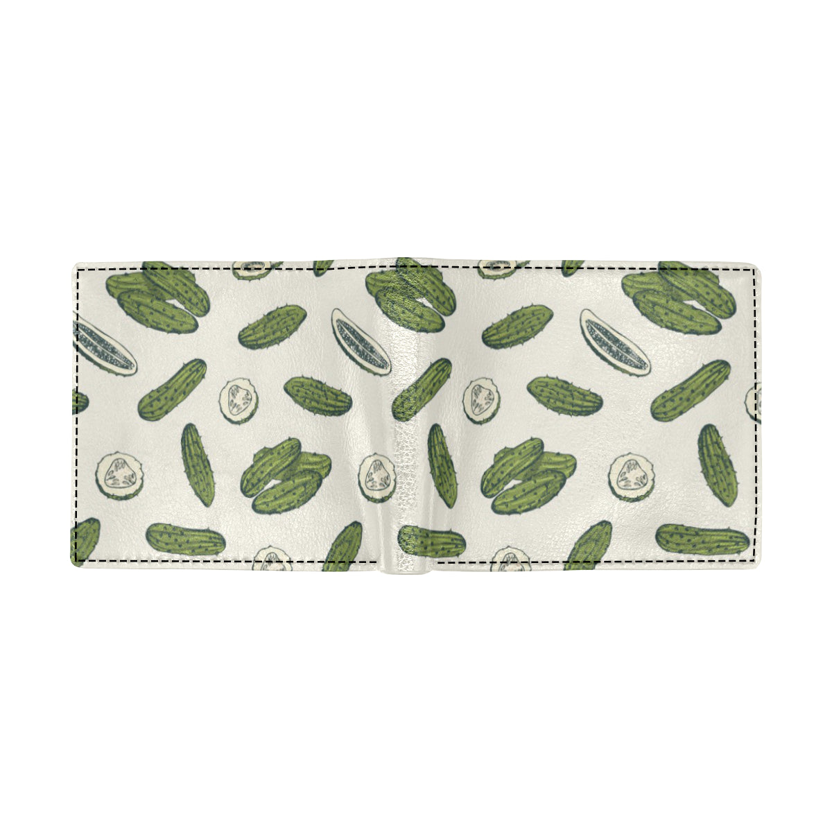 Cucumber Pattern Print Design CC05 Men's ID Card Wallet