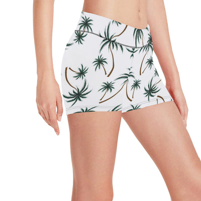 Palm Tree Pattern Print Design PT07 Yoga Shorts