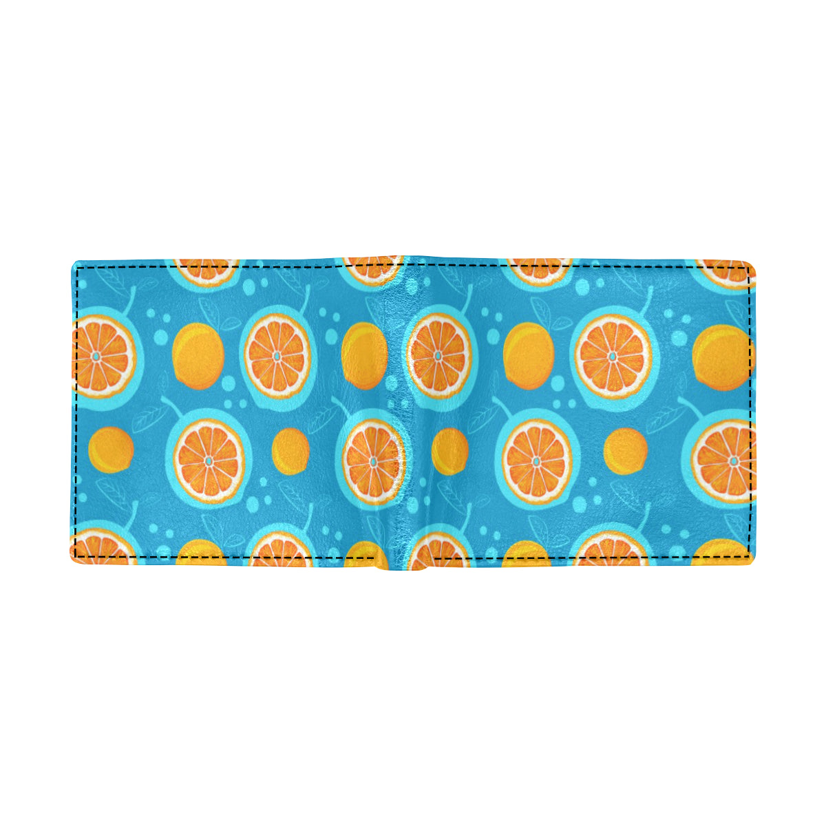 Grapefruit Pattern Print Design GF03 Men's ID Card Wallet