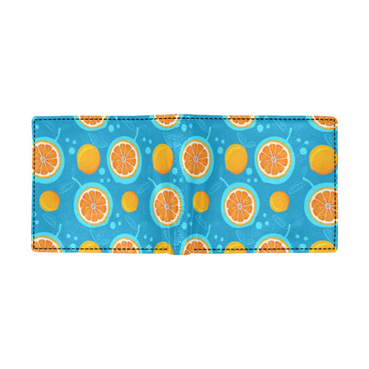 Grapefruit Pattern Print Design GF03 Men's ID Card Wallet