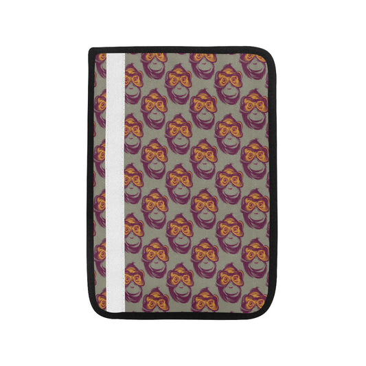 Chimpanzee Pattern Print Design 02 Car Seat Belt Cover