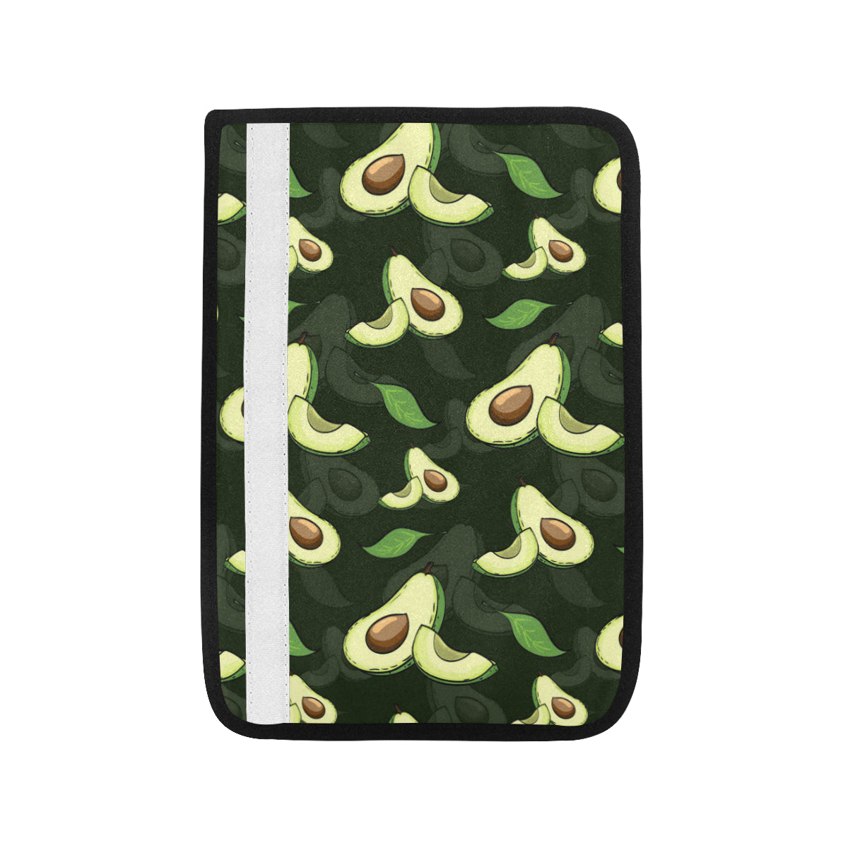 Avocado Pattern Print Design AC07 Car Seat Belt Cover