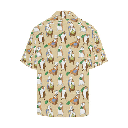 Guinea Pig Pattern Print Design 03 Men's Hawaiian Shirt