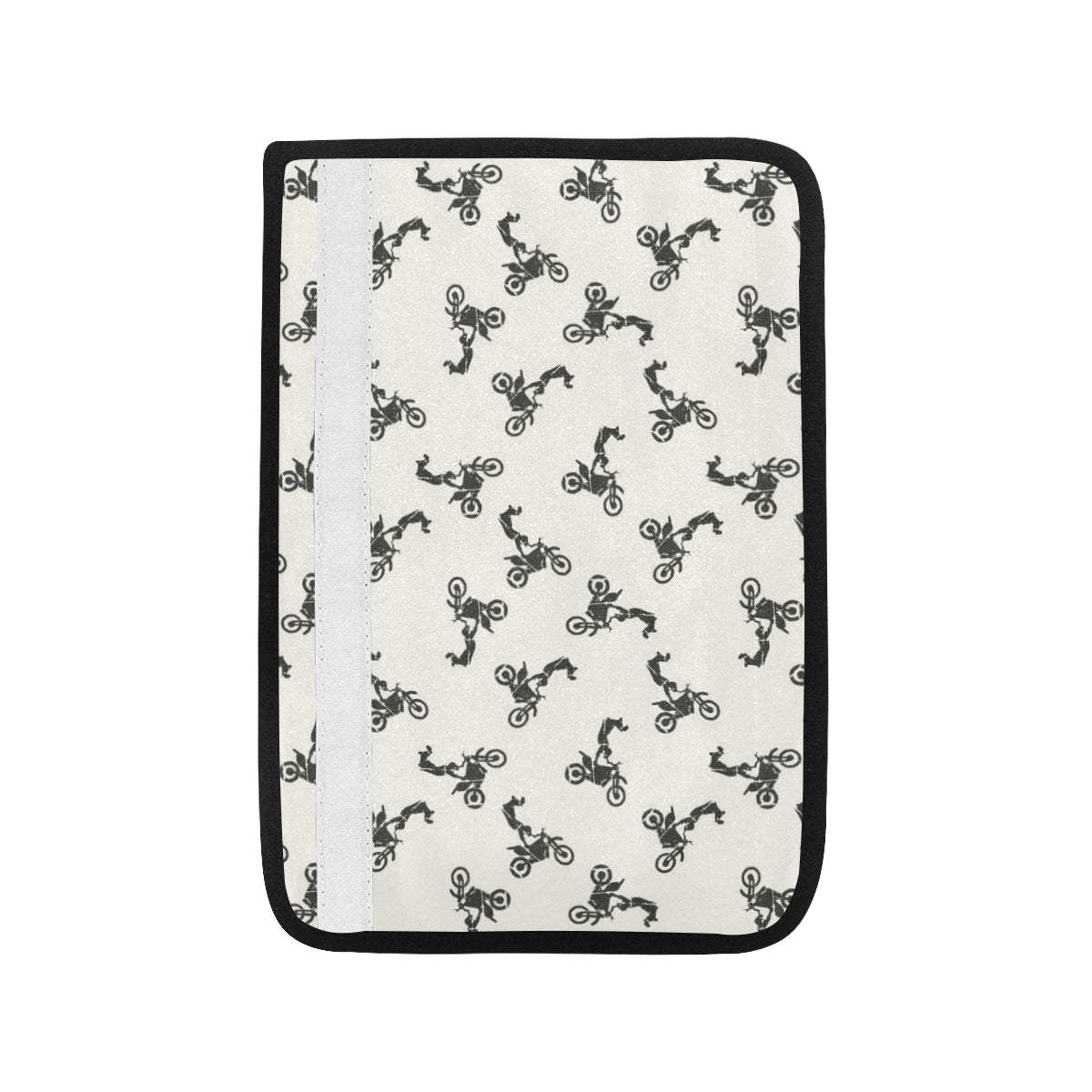 Motocross Pattern Print Design 03 Car Seat Belt Cover