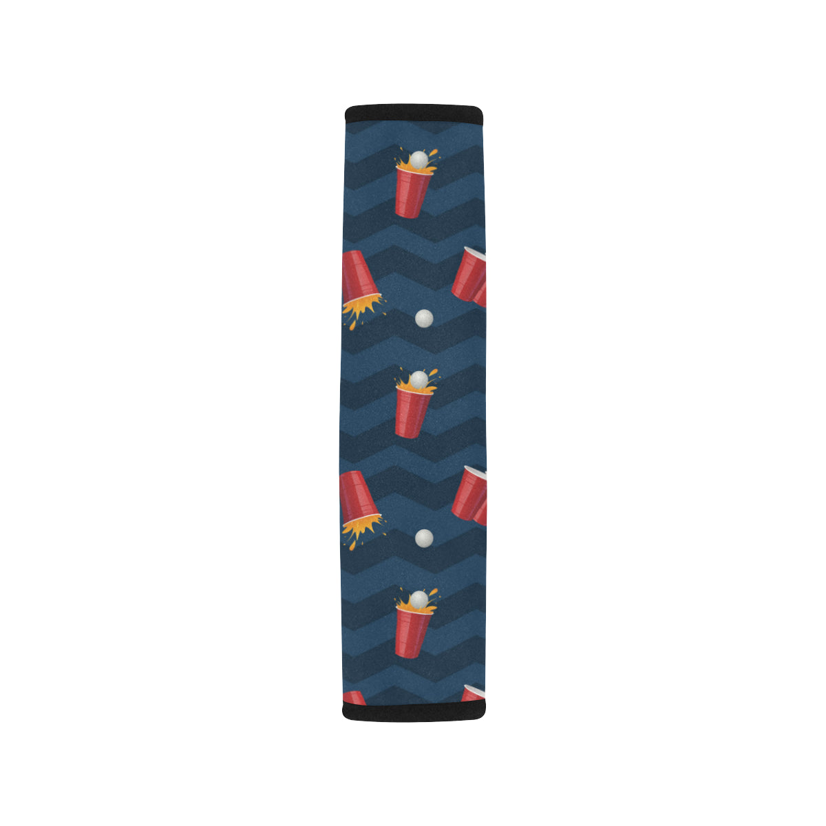 Beer Pong Pattern Print Design 01 Car Seat Belt Cover