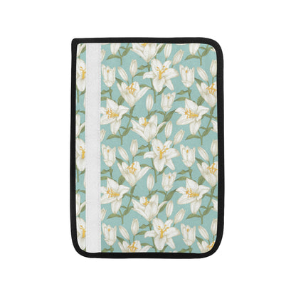 Lily Pattern Print Design LY09 Car Seat Belt Cover