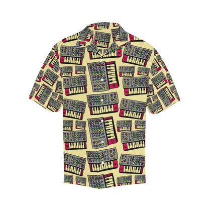 Synthesizer Pattern Print Design 01 Men's Hawaiian Shirt