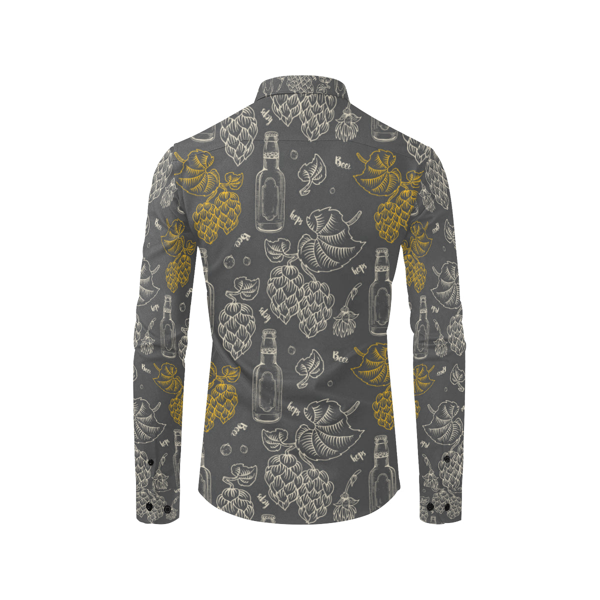 Hope Pattern Print Design 01 Men's Long Sleeve Shirt