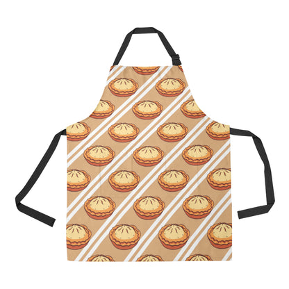 Pie Pattern Print Design A02 Apron with Pocket