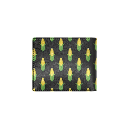 Corn Pattern Print Design 05 Men's ID Card Wallet