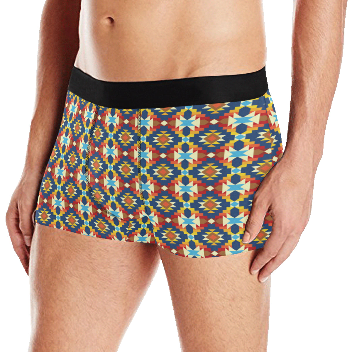 Boxer Aztec Aztec Pattern Print Design 01 Men's Boxer Briefs – JorJune