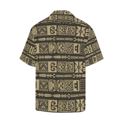 Mayan Pattern Print Design 03 Men's Hawaiian Shirt