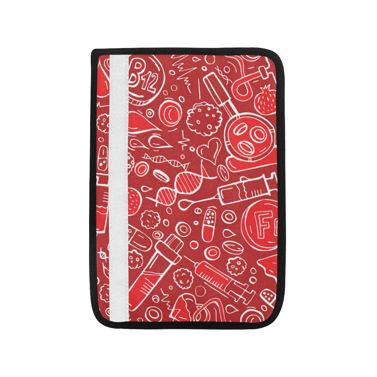 Phlebotomist Pattern Print Design A02 Car Seat Belt Cover