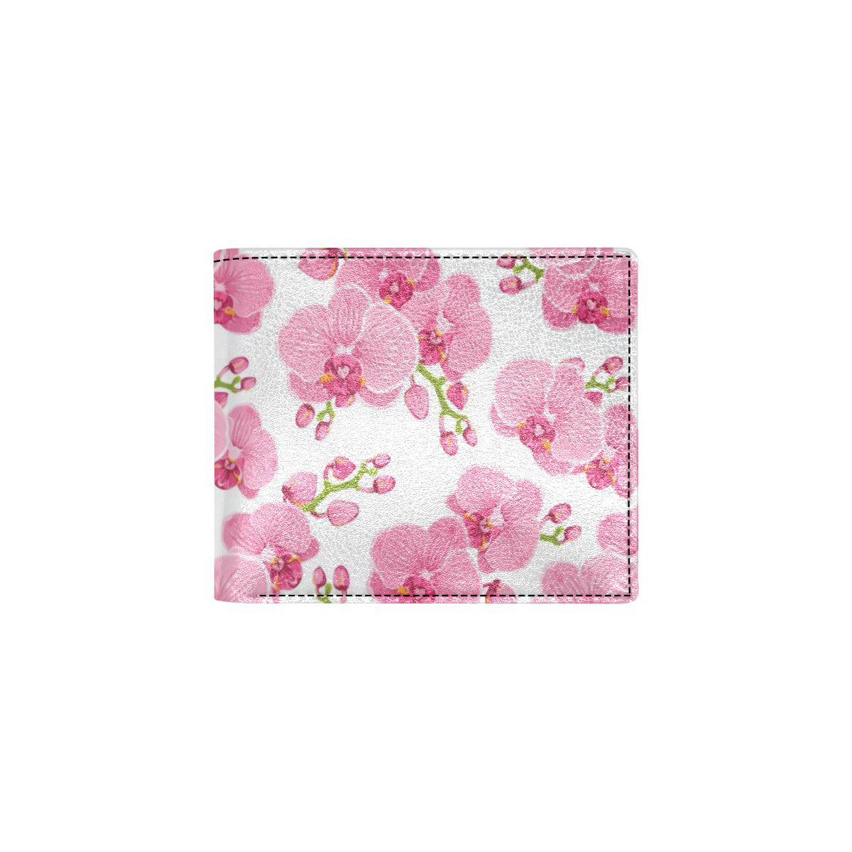 Orchid Pink Pattern Print Design OR07 Men's ID Card Wallet