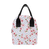 Cherry Blossom Pattern Print Design CB07 Insulated Lunch Bag