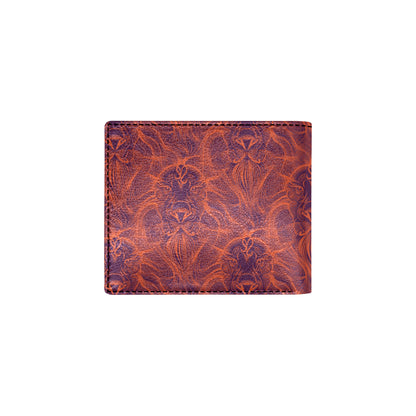 Leo Pattern Print Design 01 Men's ID Card Wallet