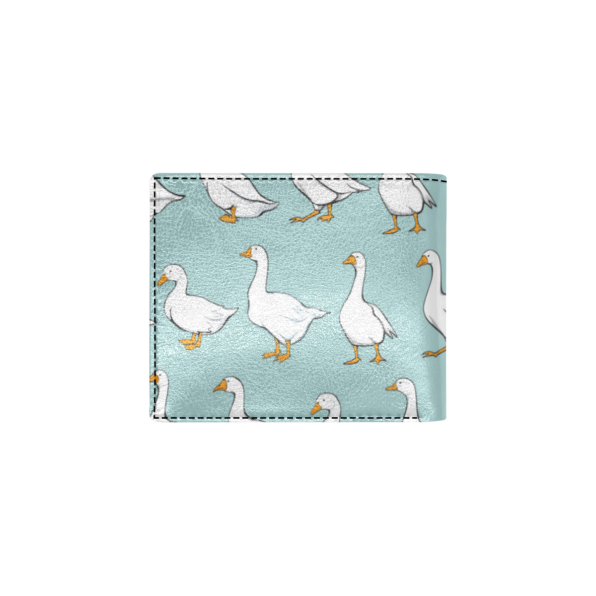 Goose Pattern Print Design 02 Men's ID Card Wallet