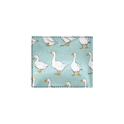 Goose Pattern Print Design 02 Men's ID Card Wallet