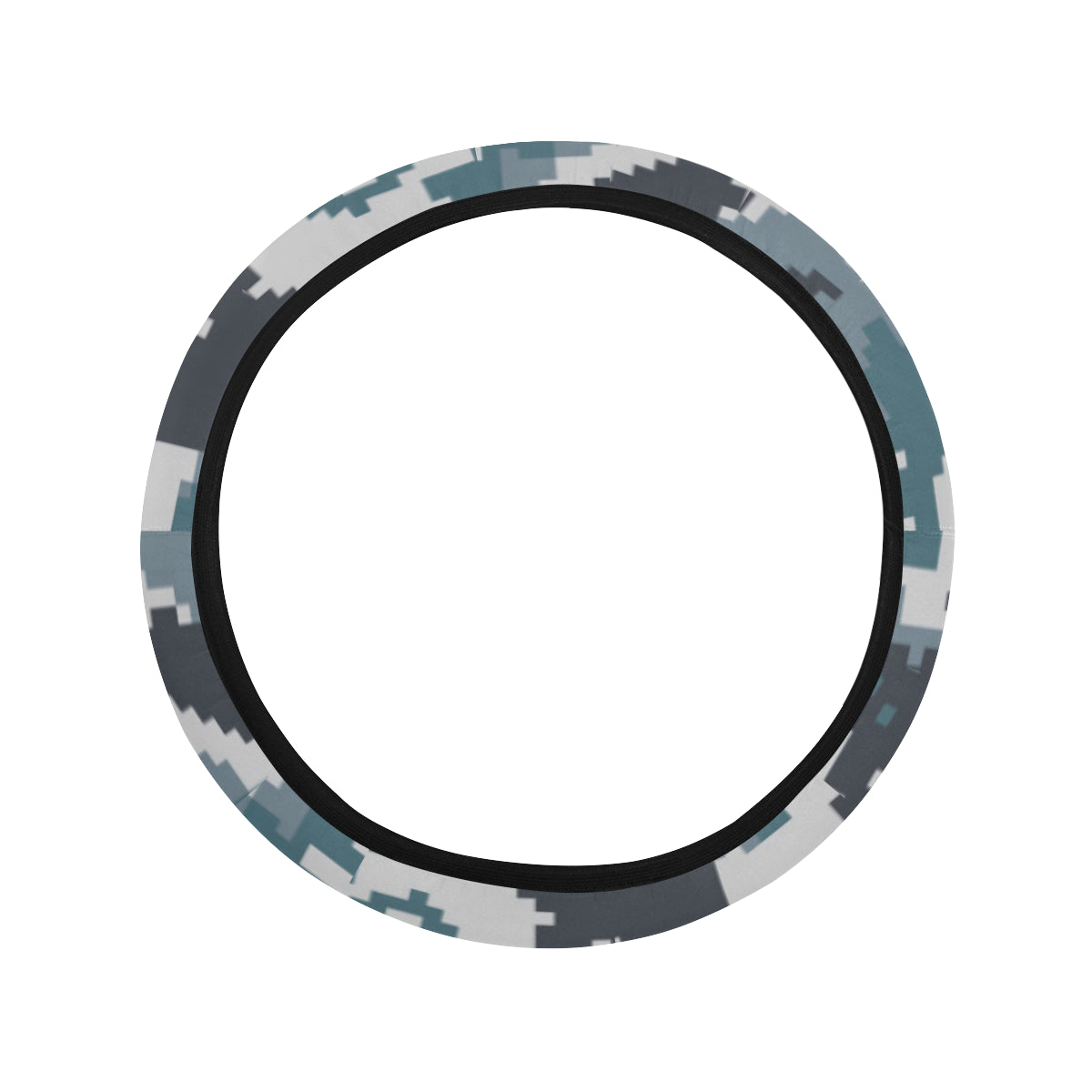 ACU Digital Urban Camouflage Steering Wheel Cover with Elastic Edge