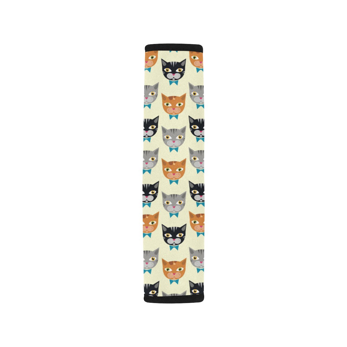 Cat Pattern Print Design 05 Car Seat Belt Cover